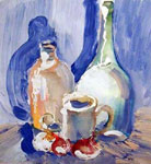 Stilleben mit Flaschen